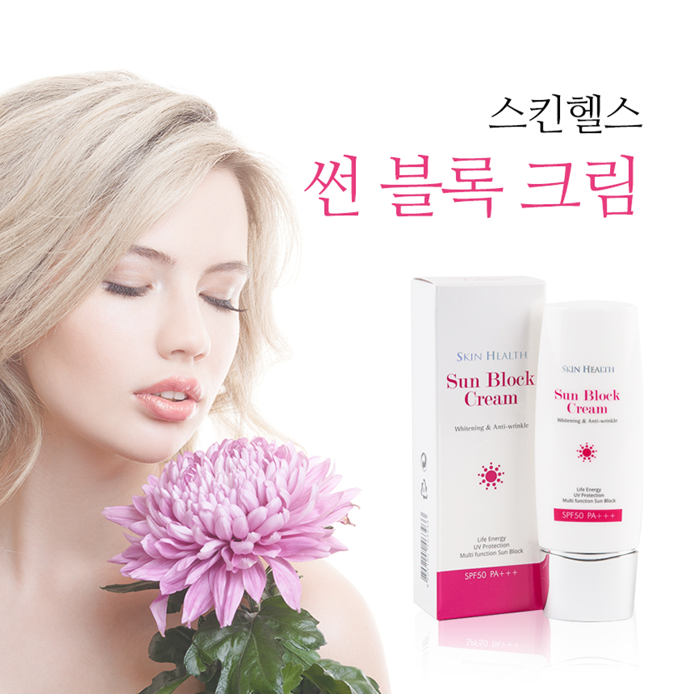 Skin Health Sunblock Cream SPF50 PA+++ có dạng kem
