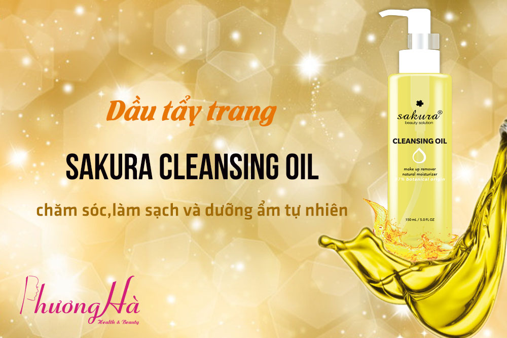 Dầu Tẩy Trang Sakura Cleansing Oil