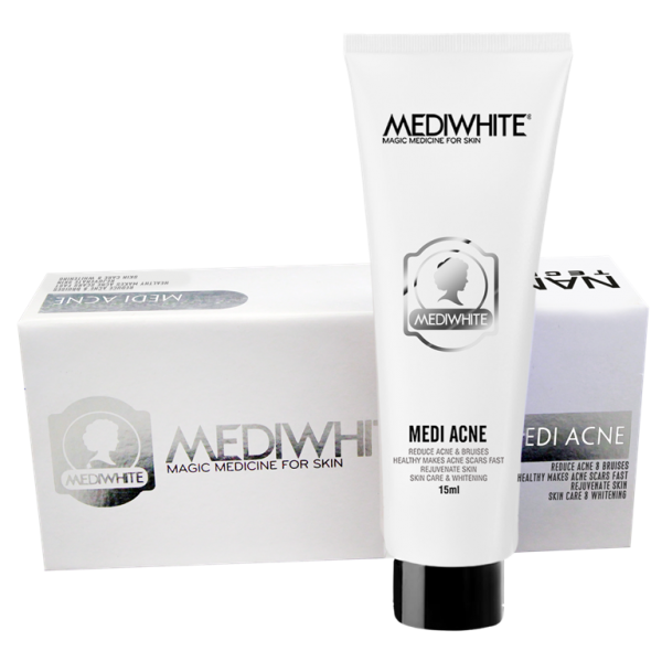 Kem trị mụn trắng da Medi White Acne