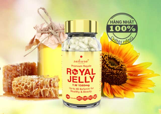 Viên Sữa Ong Chúa Sakura Premium Royal Jelly