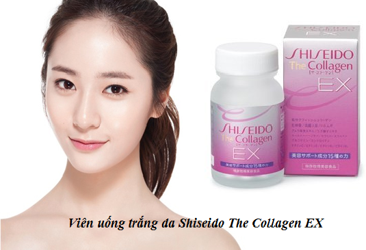 Viên Uống Trắng Da Shiseido The Collagen EX