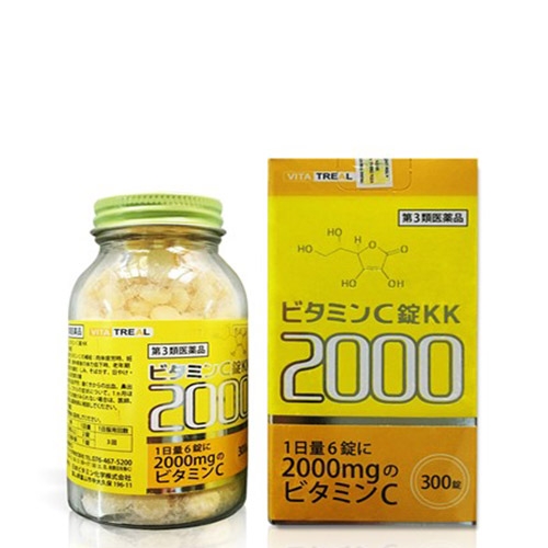 Viên uống trắng da Vita Treal Vitamin C KK 2000