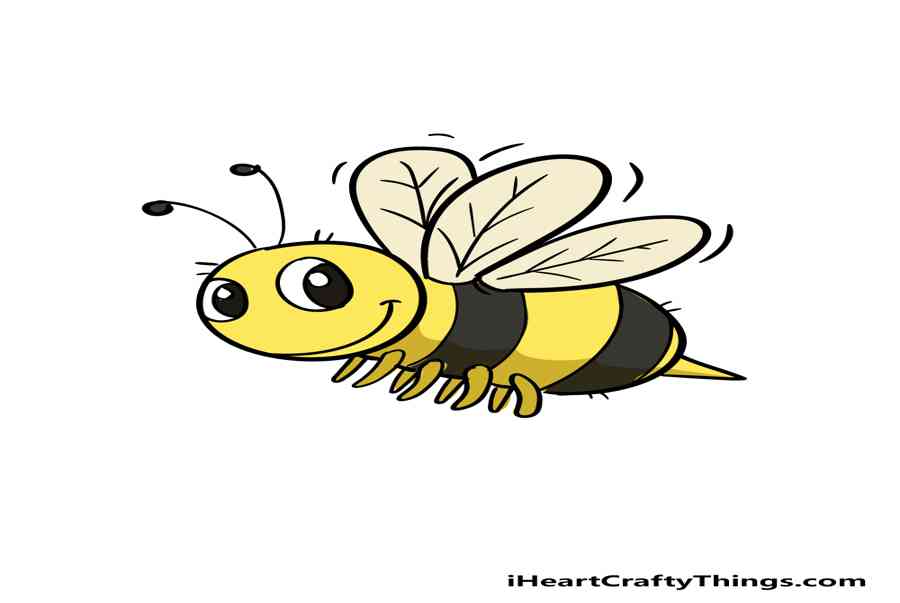 Hướng dẫn chi tiết cách vẽ con ong đơn giản với 7 bước cơ bản