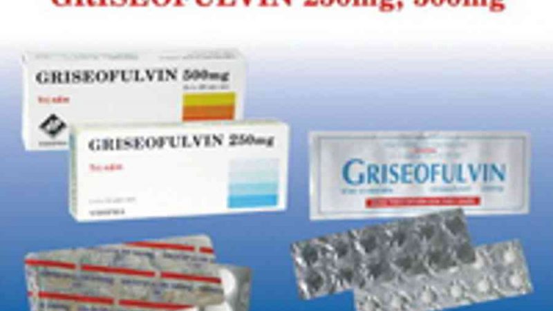 Griseofulvin 250mg – Thuốc biệt dược, công dụng , cách dùng – SDK : VNB-2307-04