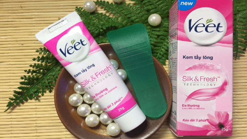 Kem tẩy lông Veet vùng kín review và cách sử dụng