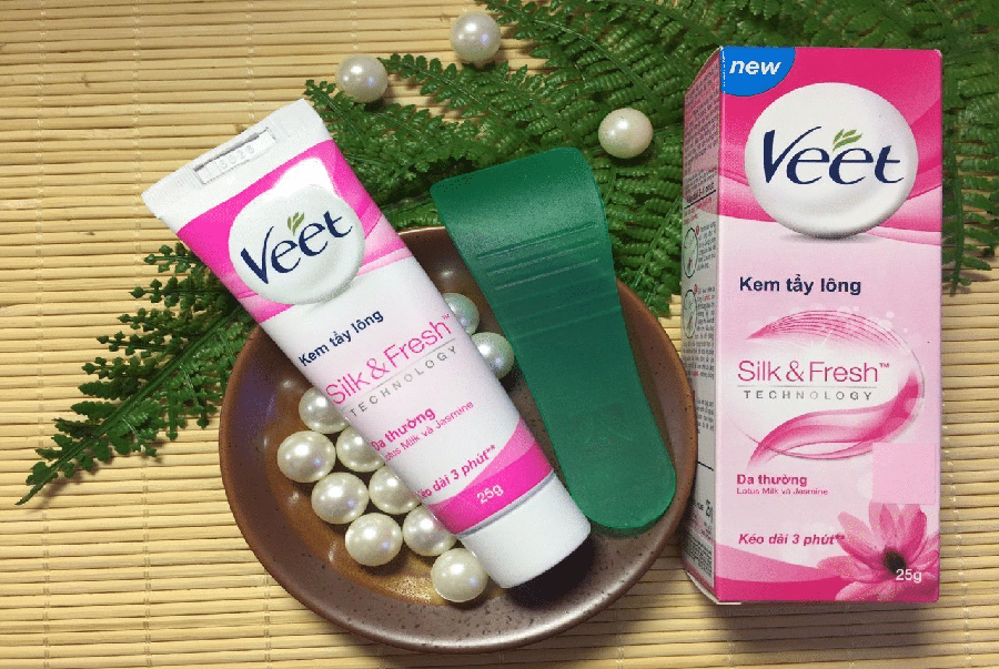 Kem tẩy lông Veet vùng kín review và cách sử dụng