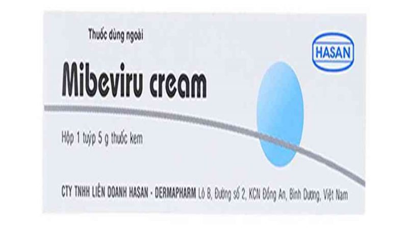 Thuốc bôi ngoài da Mibeviru cream: tác dụng và lưu ý khi sử dụng