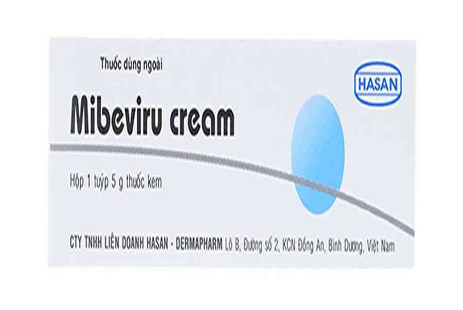 Thuốc bôi ngoài da Mibeviru cream: tác dụng và lưu ý khi sử dụng