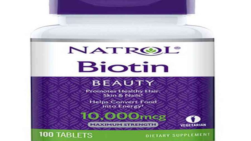 Natrol Biotin 10000mcg Mỹ Chống Dụng Và Hỗ Trợ Mọc Tóc