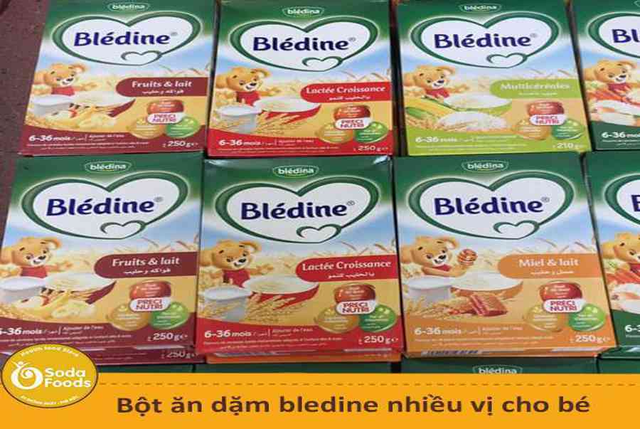 Bột Ăn Dặm Bledina Pháp Các Vị Giá Bán Tốt | SodaFoods