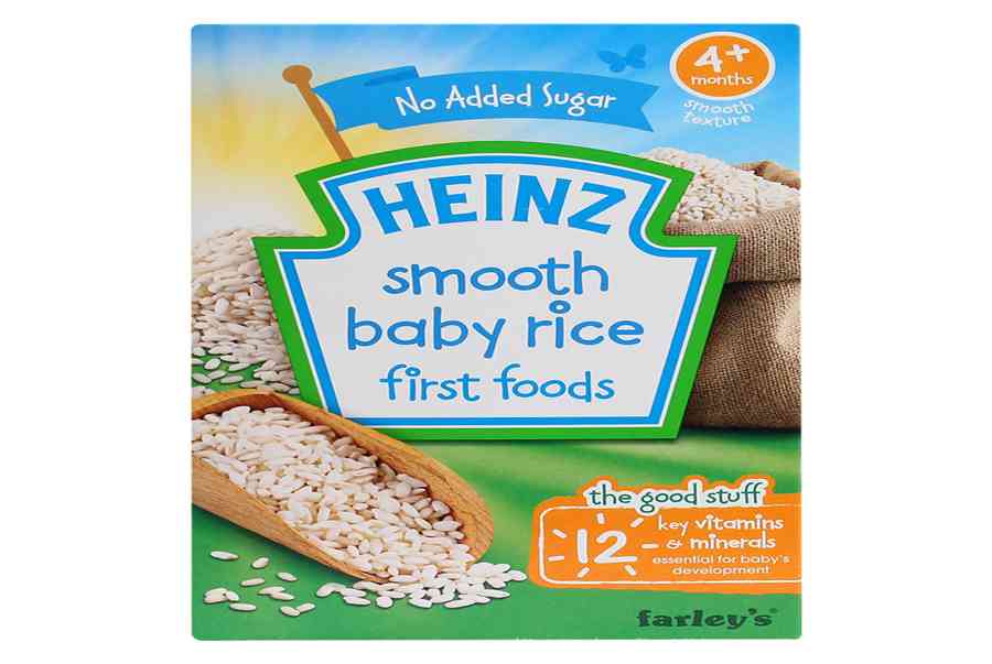 Bột ăn dặm Heinz gạo xay nhuyễn 4M 100g (Trên 4 tháng)