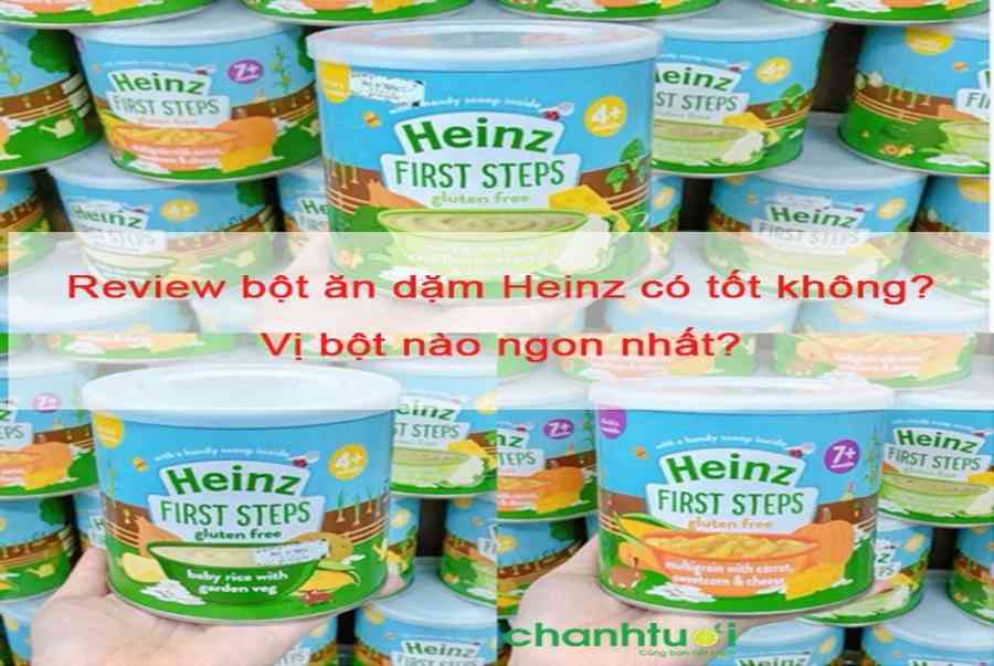 Review bột ăn dặm Heinz có tốt không? Vị bột nào ngon nhất?