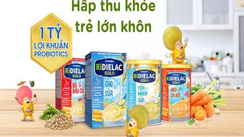 Bột ăn dặm Ridielac-Bảng giá bột ăn dặm Vinamilk, vừa cập nhật – Kids Plaza