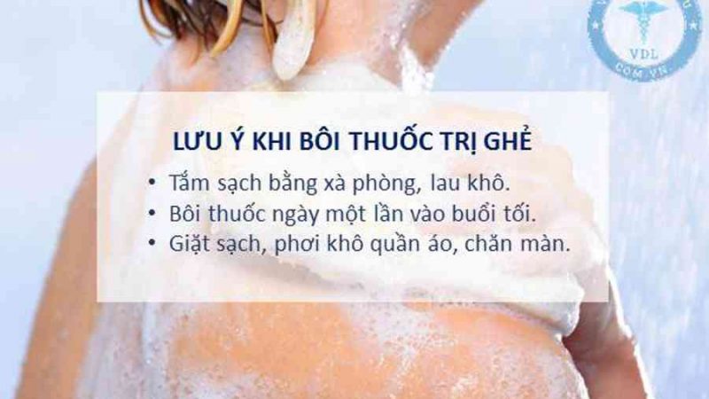 Điều trị bệnh ghẻ theo hướng dẫn của Bộ Y tế