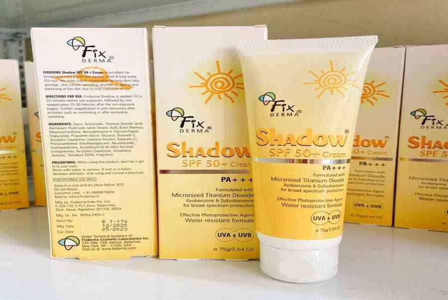Review kem chống nắng Fixderma Shadow SPF 50+ có tốt không?
