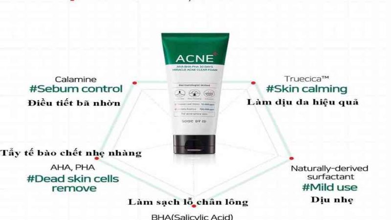 Sữa Rửa Mặt Trị Mụn Some By Mi Acne 100ml