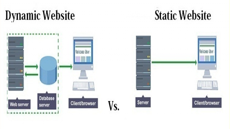 Website tĩnh là gì? Website động là gì? Khác nhau web tĩnh và web động