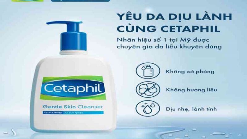 Sữa Rửa Mặt Cetaphil Dịu Nhẹ Không Xà Phòng 500ml | https://trangdahieuqua.com