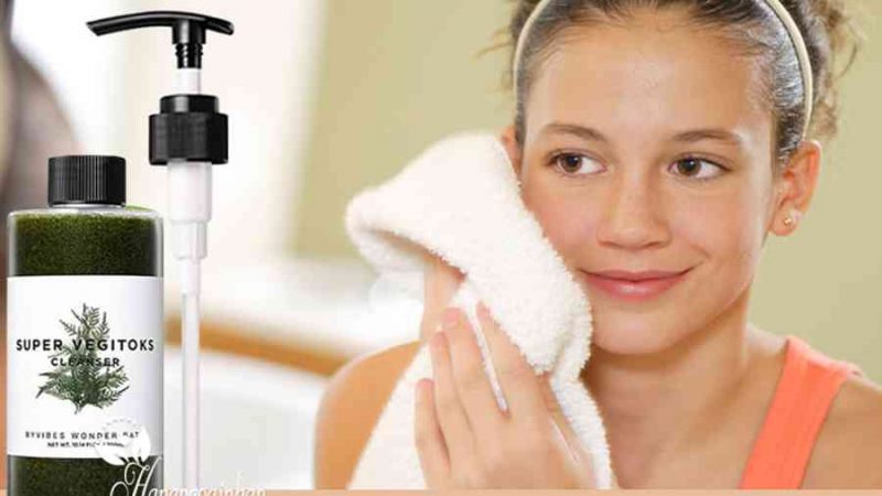 Sữa rửa mặt rau củ Super Vegitoks Cleanser thải độc da