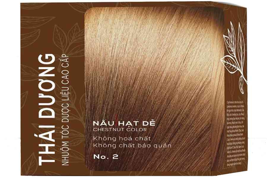 Thuốc nhuộm tóc dược liệu Thái Dương nâu hạt dẻ (hộp 5 gói) – https://trangdahieuqua.com