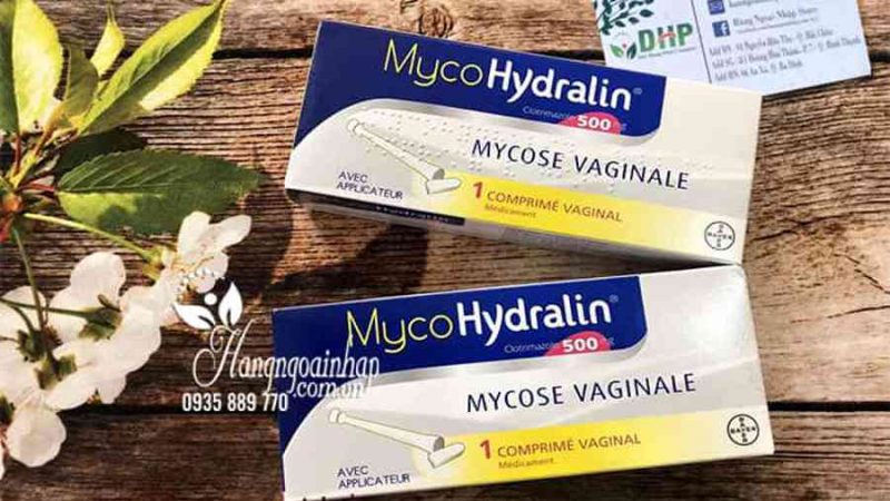 Viên đặt phụ khoa Mycohydralin 500mg của Pháp, giá tốt