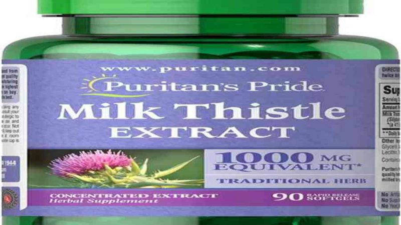 Thuốc bổ gan, giải độc gan cây kế sữa Milk Thistle của Mỹ