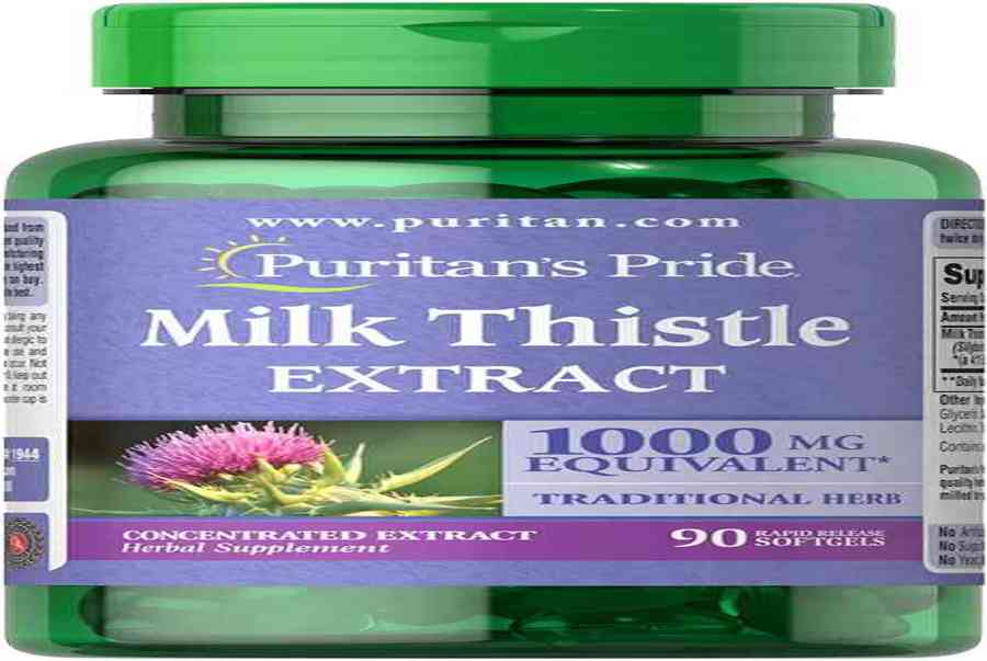 Thuốc bổ gan, giải độc gan cây kế sữa Milk Thistle của Mỹ