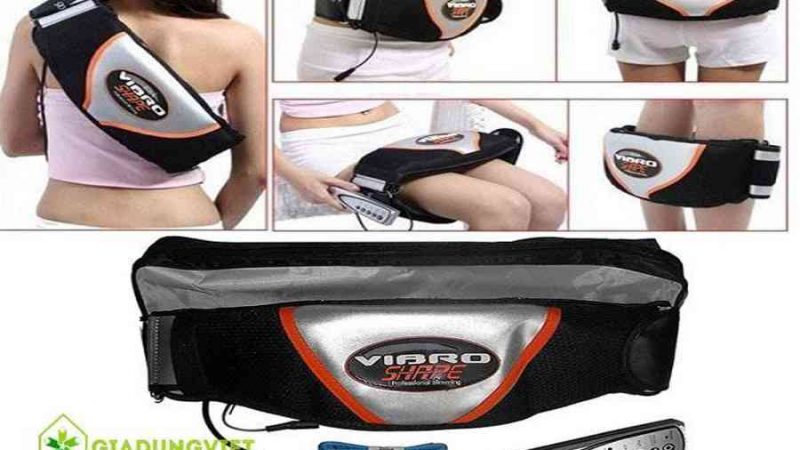 Đai massage bụng Vibro Shape loại bỏ mỡ thừa, vòng 2 nhỏ gọn