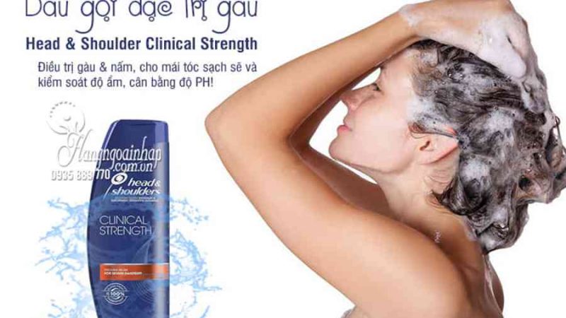 Dầu gội đặc trị gàu Head & Shoulder Clinical Strength 400ml của Mỹ