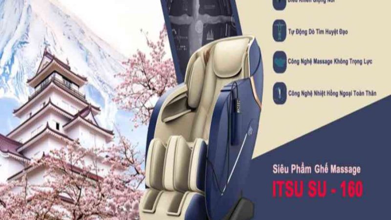 Ghế Massage toàn thân giá rẻ [Nhật Bản – Hàn] chính hãng 2021