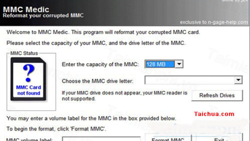 Download MMC Medic – Phần mềm tìm và sửa lỗi thẻ nhớ
