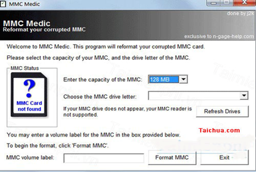 Download MMC Medic – Phần mềm tìm và sửa lỗi thẻ nhớ