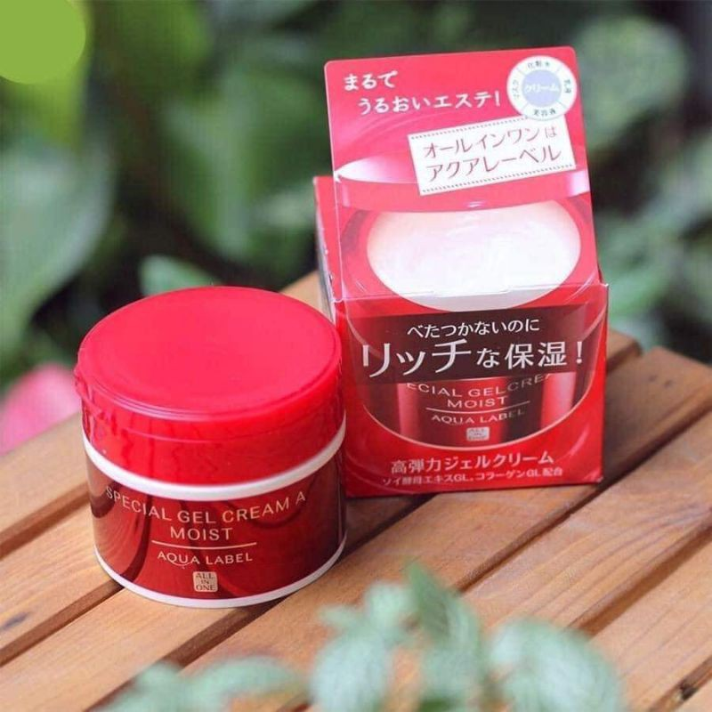 Kem Dưỡng Da Shiseido Aqualabel Đỏ Của Nhật