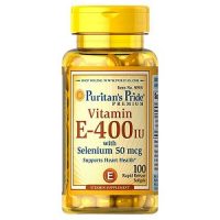 Viên uống bổ sung vitamin E giúp đẹp da, chống lão hóa, hỗ trợ tim mạch Puritan’S Pride