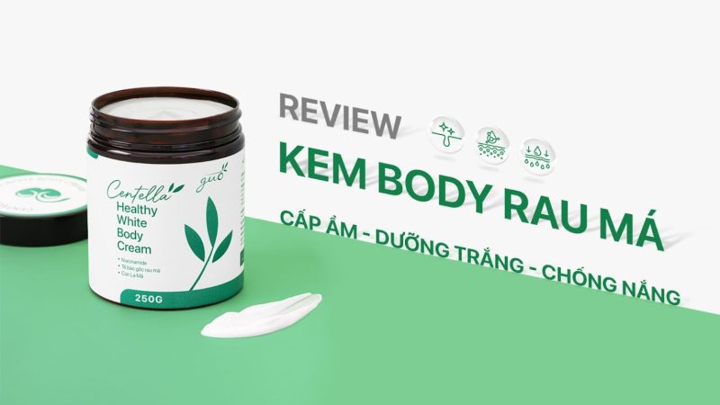 Review Kem Body Rau Má GUO nâng tone, cấp ẩm tốt nhất 2024